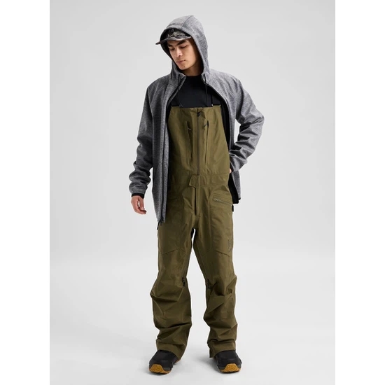Spodnie Snowboardowe Burton AK GORE-TEX 3L Freebird Bib (Dried Moss) FW27_2