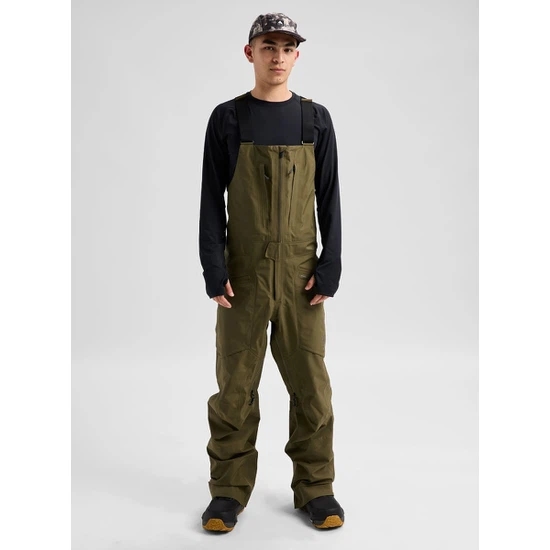 Spodnie Snowboardowe Burton AK GORE-TEX 3L Freebird Bib (Dried Moss) FW27_1