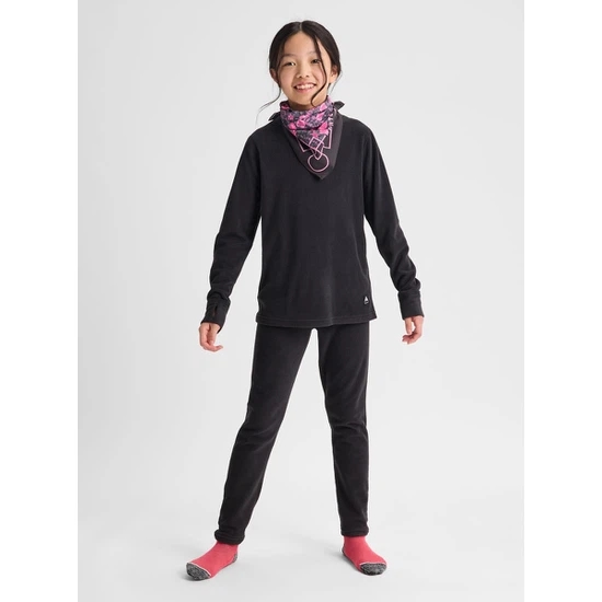 Dziecięca Bielizna Aktywna Burton Fleece Set (True Black) FW27_2