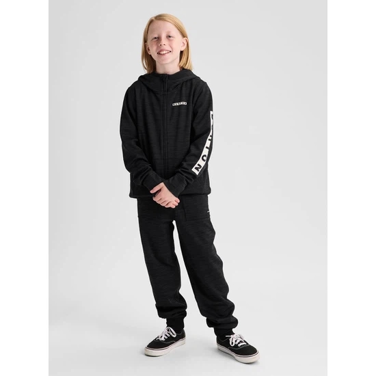 Dziecięca Bluza Aktywna Burton Oak FZ (True Black Heather) FW27_3