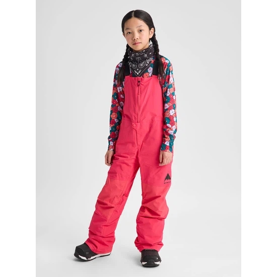Dziecięce Spodnie Snowboardowe Burton Skylar Bib (Azalea Pink) FW27_2