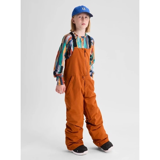 Dziecięce Spodnie Snowboardowe Burton Skylar Bib (Spiced Chai) FW27_1
