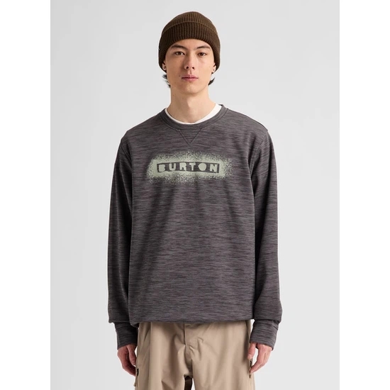 Bluza Aktywna Burton Oak Crew (Gotham Gray Heather) FW27_1