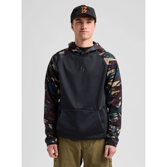 Bluza Aktywna Burton Crown Weatherproof PO (Seersucker/True Black) FW27_1