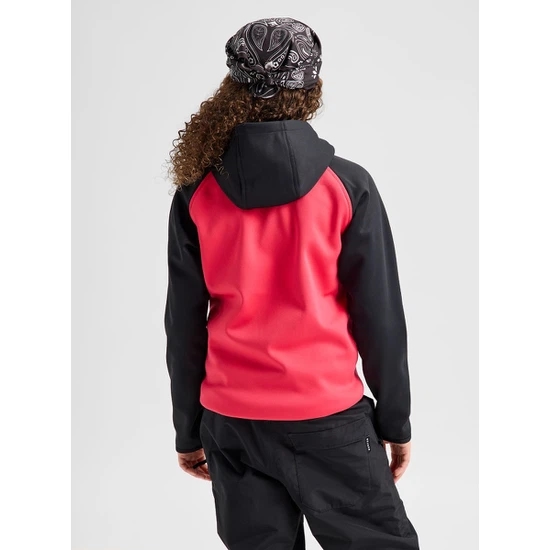 Dziecięca Bluza Aktywna Burton Crown Weatherproof PO (True Black/Azalea Pink) FW27_2