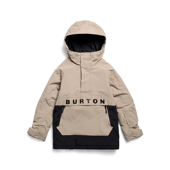Dziecięca Kurtka Snowboardowa Burton Frostner Anorak (Summit Taupe/True Black) FW27_8