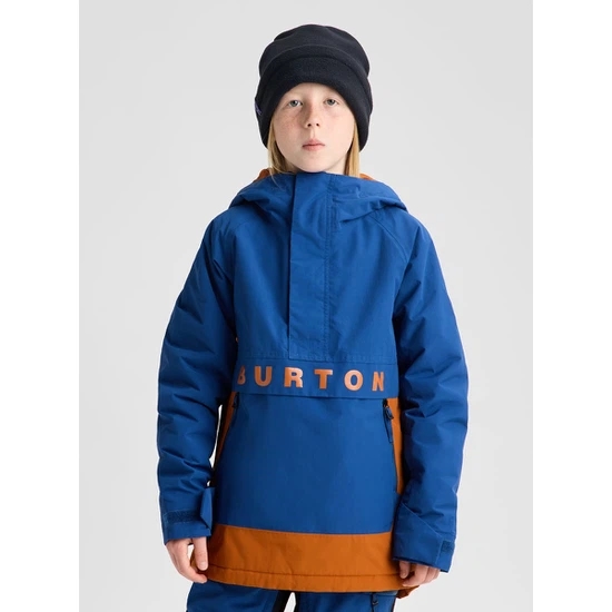 Dziecięca Kurtka Snowboardowa Burton Frostner Anorak (Twilight Blue/Spiced Chai) FW27_1