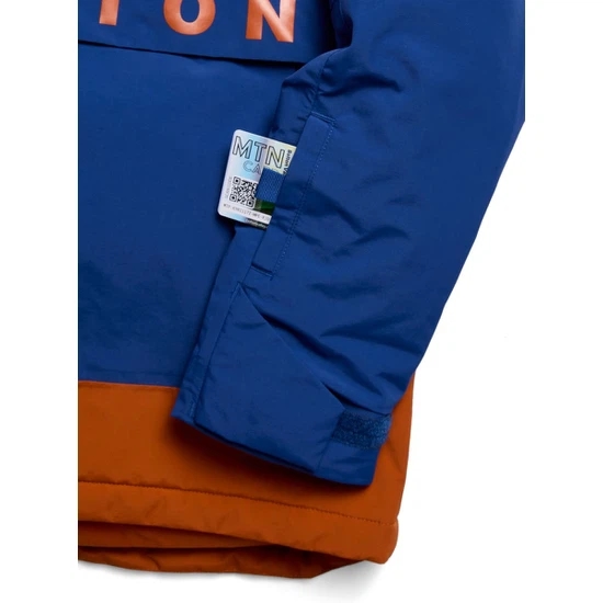 Dziecięca Kurtka Snowboardowa Burton Frostner Anorak (Twilight Blue/Spiced Chai) FW27_4