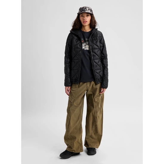 Damski Ocieplacz Burton AK Baker Hooded Down (True Black) FW27_3