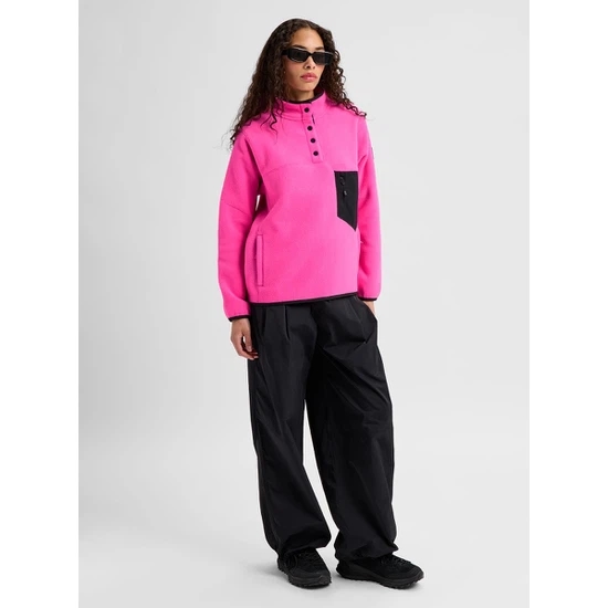 Damska Bluza Aktywna Burton Cinder PO (Shockwave Pink/True Black) FW27_3