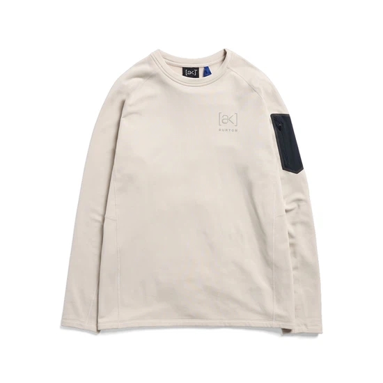 Bluza Aktywna Burton AK Baker Stretch Crew (Chinchilla Gray) FW27_6