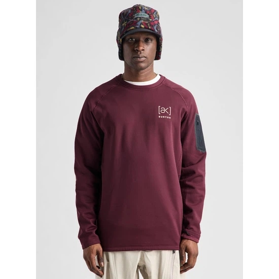 Bluza Aktywna Burton AK Baker Stretch Crew (Rum Raisin) FW27_1