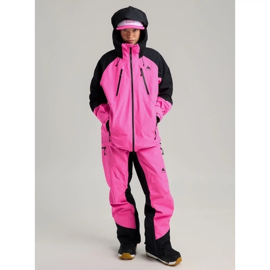 Damska Kurtka Snowboardowa Burton Reserve GORE-TEX 2L (True Black/Shockwave Pink) FW27_3