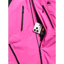 Damska Kurtka Snowboardowa Burton Reserve GORE-TEX 2L (True Black/Shockwave Pink) FW27_4 thumbnail