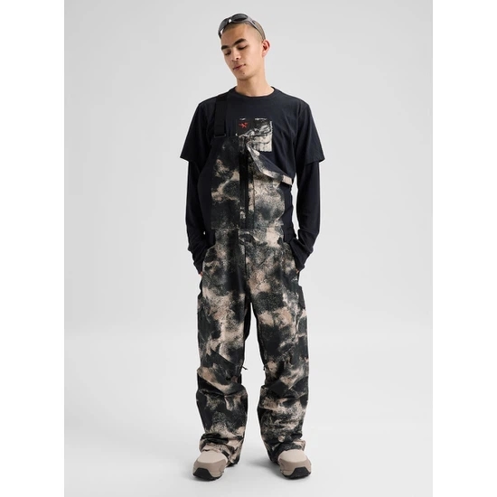 Spodnie Snowboardowe Burton Reserve GORE-TEX 2L Bib (Desert Rock/True Black) FW27_1