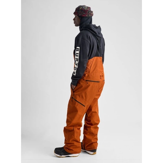 Spodnie Snowboardowe Burton Reserve GORE-TEX 2L Bib (Spiced Chai) FW27_3