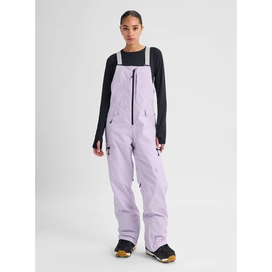 Damskie Spodnie Snowboardowe Burton Reserve GORE-TEX 2L Bib (Moondust Purple) FW27_1