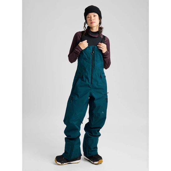 Damskie Spodnie Snowboardowe Burton Reserve GORE-TEX 2L Bib (Atlantic Teal) FW27_1