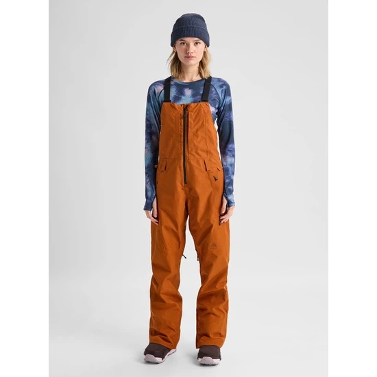 Damskie Spodnie Snowboardowe Burton Reserve GORE-TEX 2L Bib (Spiced Chai) FW27_2