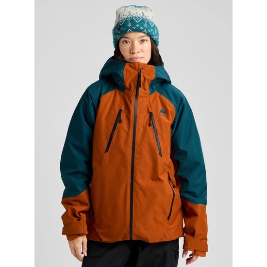Damska Kurtka Snowboardowa Burton Reserve GORE-TEX 2L Insulated (Atlantic Teal/Spiced Chai) FW27_1