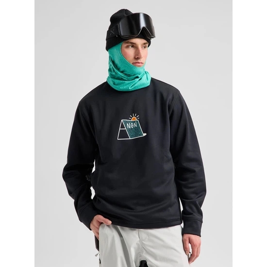 Bluza Aktywna Anon MFI Crewneck (LB Marine Crackle) FW27_1