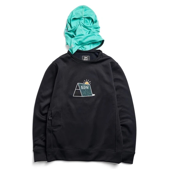 Bluza Aktywna Anon MFI Crewneck (LB Marine Crackle) FW27_5