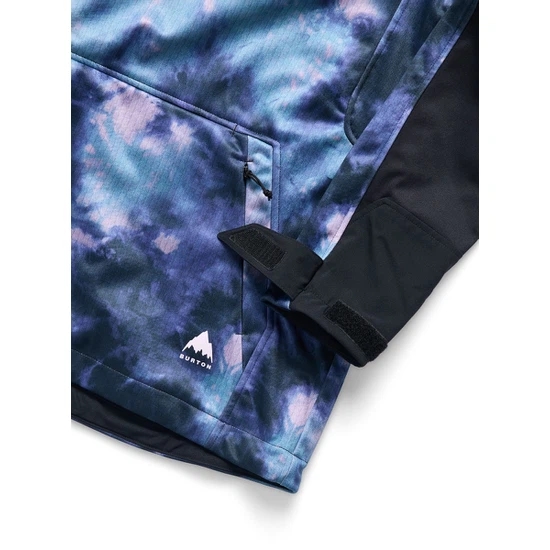 Bluza Aktywna Burton Crown Weatherproof Riding PO (Crystal Dye/True Black) FW27_7