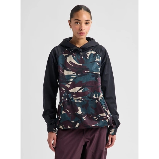 Bluza Aktywna Burton Crown Weatherproof Riding PO (Seersucker/True Black) FW27_3