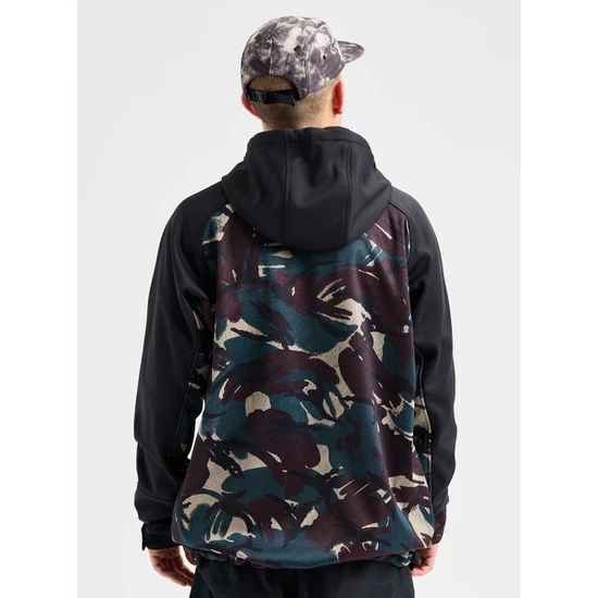 Bluza Aktywna Burton Crown Weatherproof Riding PO (Seersucker/True Black) FW27_2