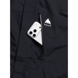 Kurtka Przeciwdeszczowa Burton Reserve 2.5L (True Black) SS26_4 thumbnail