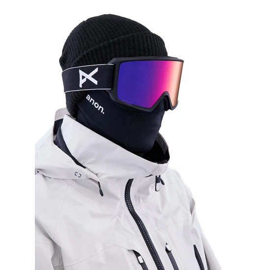 Gogle Anon M3 MFI (Black / Perceive Sunny Red) FW25_1