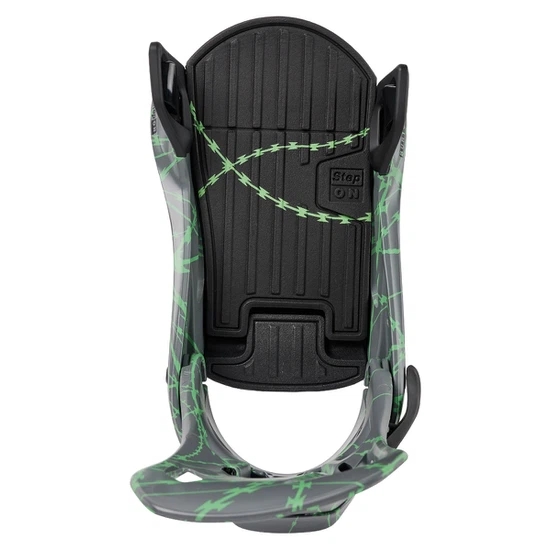 Wiązania Snowboardowe Burton Step On Womens (Gray / Green Voltage) FW27_4