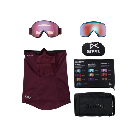 Gogle Anon M4 Toric MFI (Cherry Red/ Perceive Cloudy Pink) FW26_6