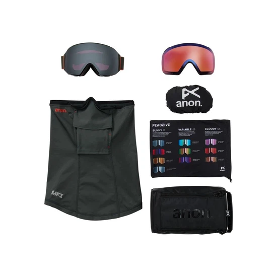 Gogle Anon M4 Toric MFI (Fiesta Red / Perceive Sunny Onyx) FW26_6 thumbnail