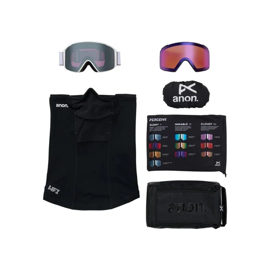 Gogle Anon M4S Cylindrical MFI (White / Perceive Sunny Onyx) FW26_6 thumbnail