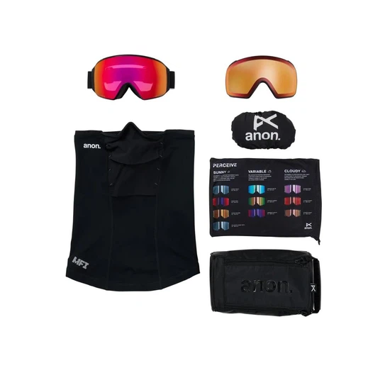 Gogle Anon M4 Toric MFI (Black / Perceive Sunny Red) FW26_6 thumbnail