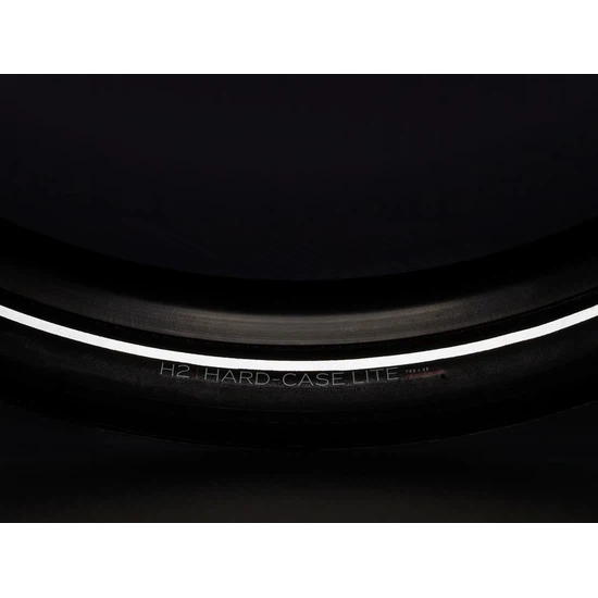 Opona hybrydowa odblaskowa Bontrager H2 Hard-Case Lite (Czarny/Odblaskowy)_4