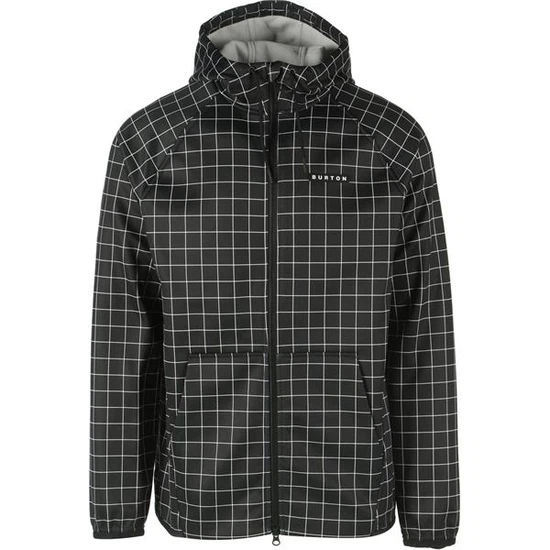 Bluza Aktywna Burton Crown Weatherproof FZ (True Black Performer Plaid) FW22_1