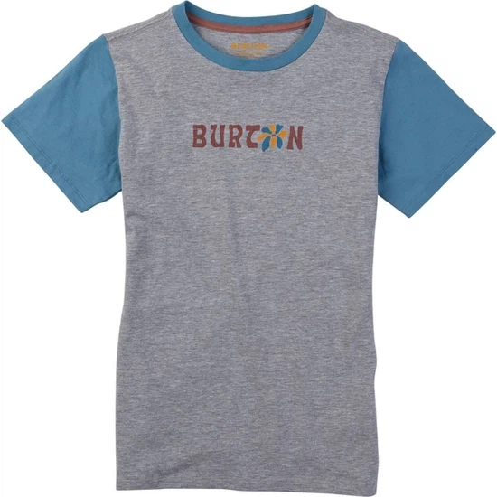 Dziecięca Koszulka Burton Girls Rarest (Grey Heather) Ss18 _1