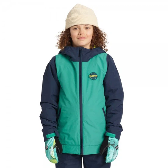 Chłopięca Kurtka Snowboardowa Burton Game Day (Green Slate Blue/ Dress Blue) FW20_2