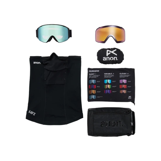 Gogle Anon M4S Cylindrical MFI (Black / Perceive Variable Blue) FW26_6 thumbnail