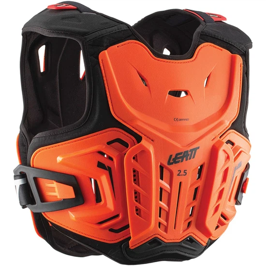 Dziecięcy Ochraniacz Klatki Piersiowej Buzer Leatt Chest Protector 2.5 Junior (Orange/Black)_3 thumbnail