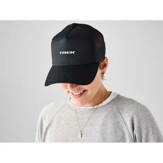 Czapka Z Daszkiem Trek (Czarny/Biały)_2 thumbnail
