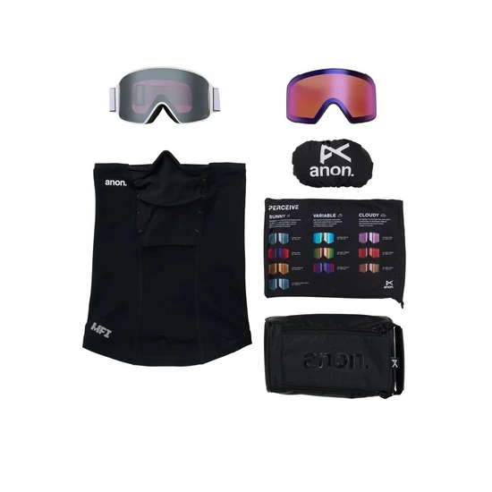 Gogle Anon M4 Cylindrical MFI (White / Perceive Sunny Onyx) FW26_6 thumbnail