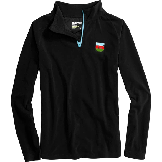 Dziecięca Bielizna Aktywna Burton Boys Explorer 1/4 Zip (True Black)_3 thumbnail