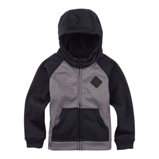Dziecięca Bluza Aktywna Burton Minishred Crown Bonded Fz (Monument Heather) Ss18_1 thumbnail