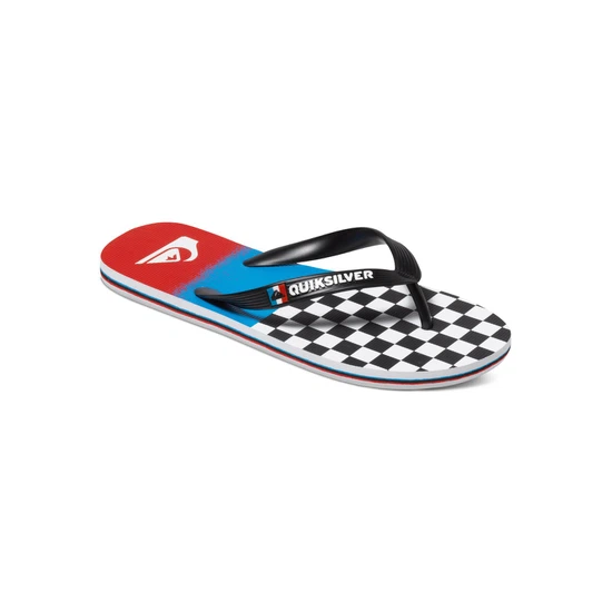 Japonki Męskie Quiksilver Molokai Og Scallop (Black Blue Red)_3