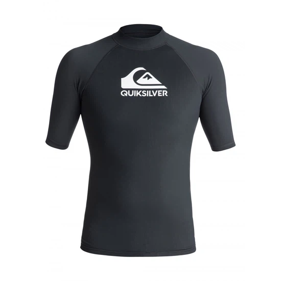 Lycra Quiksilver Heater Shortsleeve Rash Vest (Black) Ss18_3 thumbnail