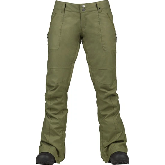 Spodnie Snowboardowe Burton Indulgence (Olive)_2 thumbnail
