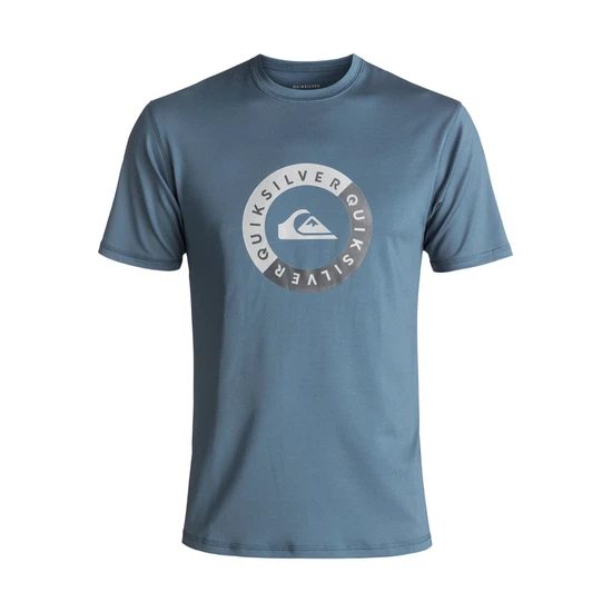 Lycra Quiksilver Scrypto Surf Amphibian Tee (Real Teal) Ss18_2